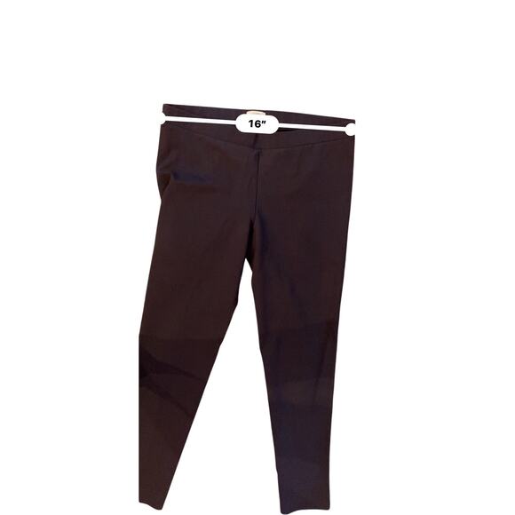 Crown & Ivy Slimming Pants Size Large Navy Flat Front Pants Women’s Size Large - Picture 7 of 7